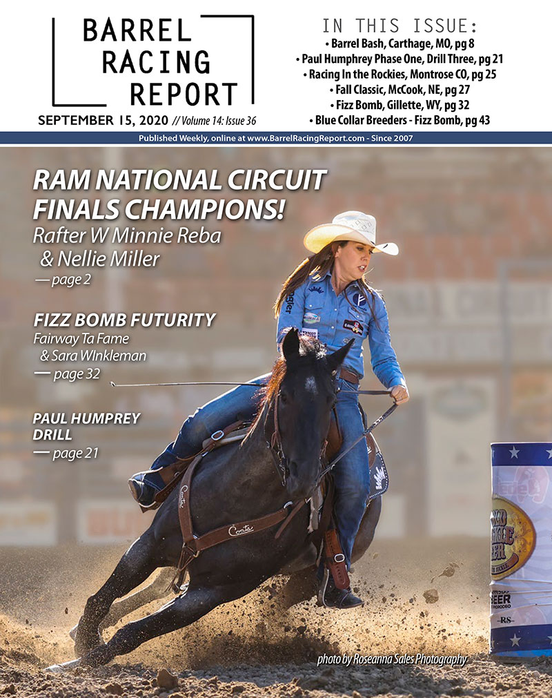 Barrel Racing Report   1 